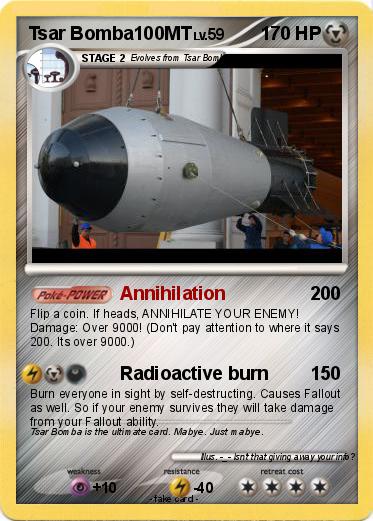 Pokemon Tsar Bomba100MT
