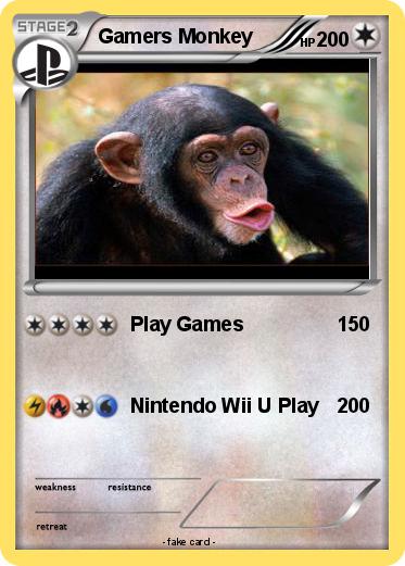 Pokemon Gamers Monkey