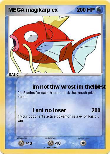 Pokemon MEGA magikarp ex