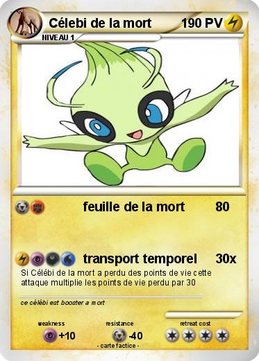 Pokemon Célebi de la mort