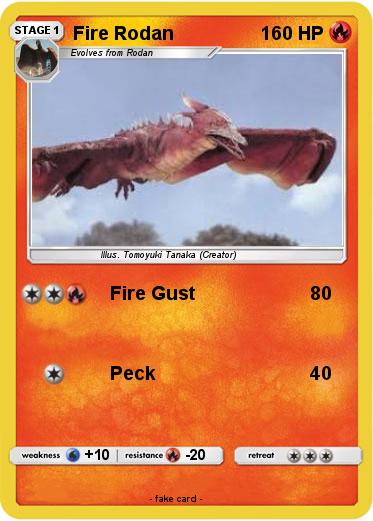 Pokemon Fire Rodan