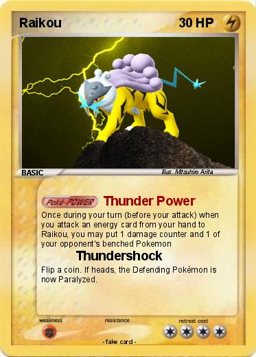 Pokemon Raikou