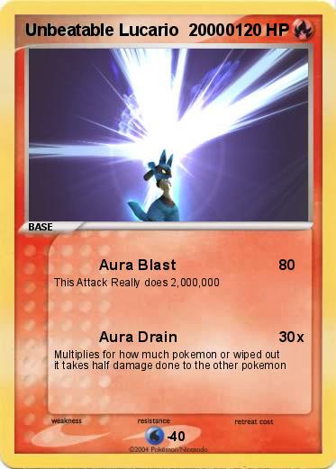 Pokemon Unbeatable Lucario  20000