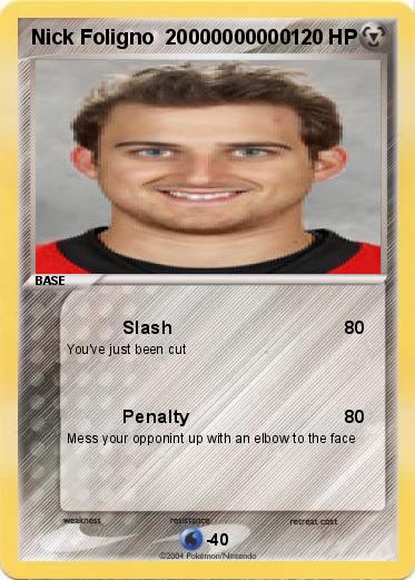 Pokemon Nick Foligno  20000000000