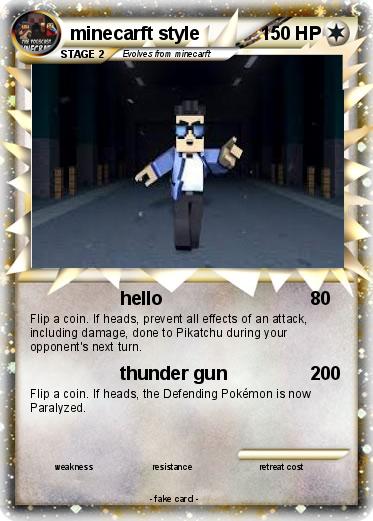 Pokemon minecarft style