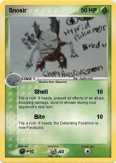 Pokemon Snosir