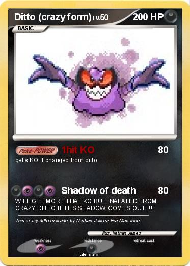Pokemon Ditto (crazy form)