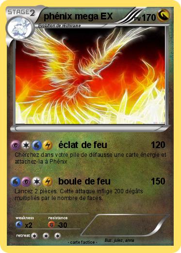 Pokemon phénix mega EX