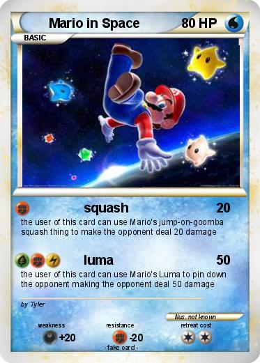 Pokemon Mario in Space