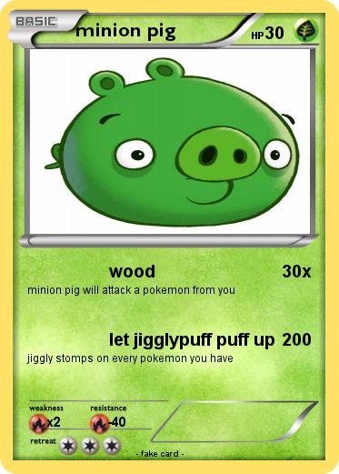 Pokemon minion pig
