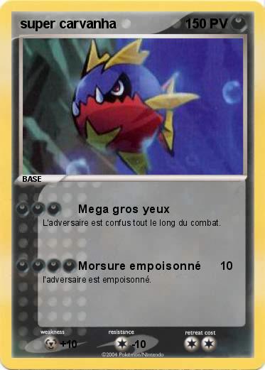 Pokemon super carvanha