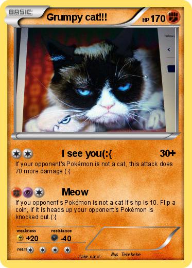 Pokemon Grumpy cat!!!