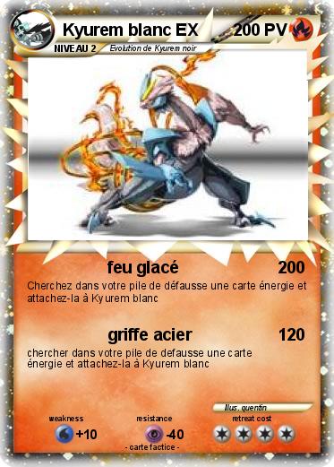 Pokemon Kyurem blanc EX