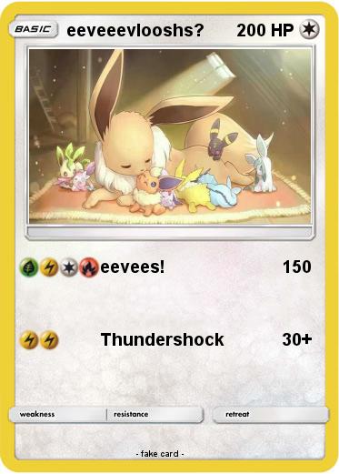 Pokemon eeveeevlooshs?