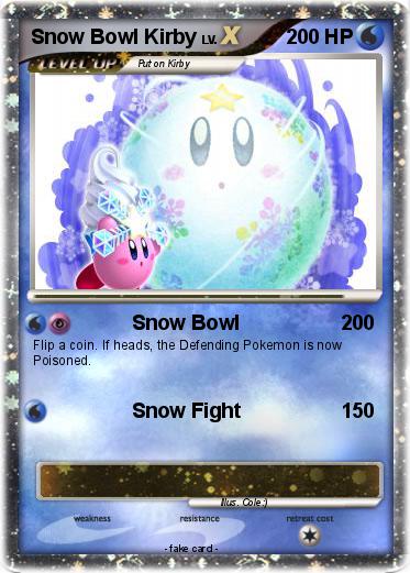 Pokemon Snow Bowl Kirby