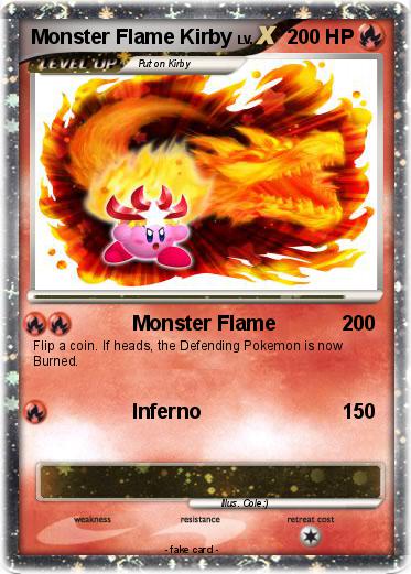 Pokemon Monster Flame Kirby