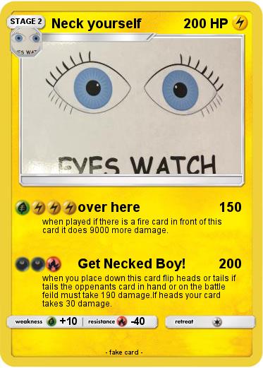 Pokemon Neck yourself