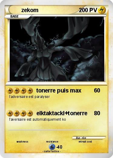 Pokemon zekom