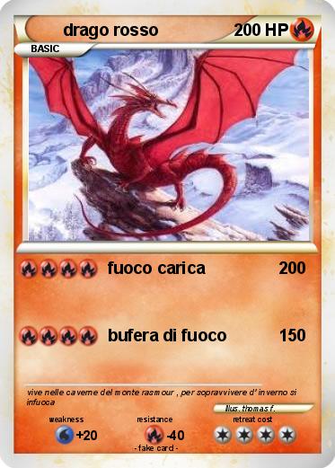 Pokemon drago rosso