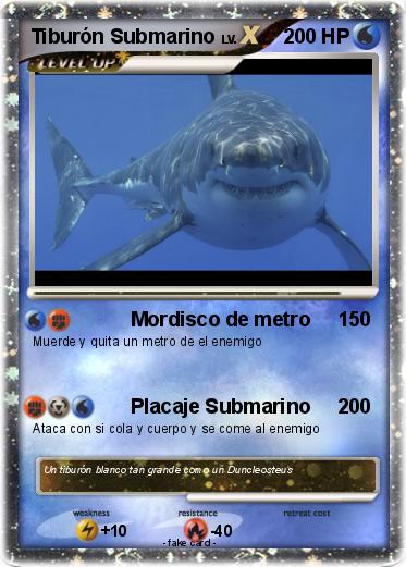 Pokemon Tiburón Submarino