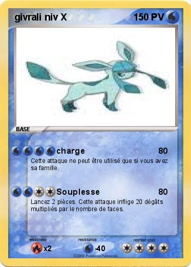 Pokemon givrali niv X