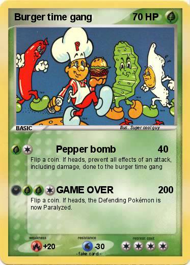 Pokemon Burger time gang