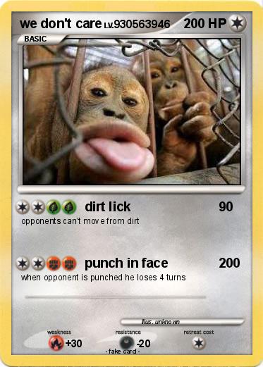 Pokemon we don't care