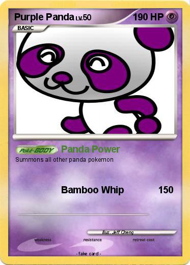 Pokemon Purple Panda
