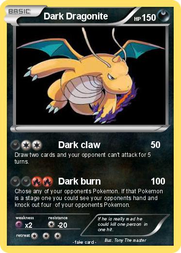 Pokemon Dark Dragonite