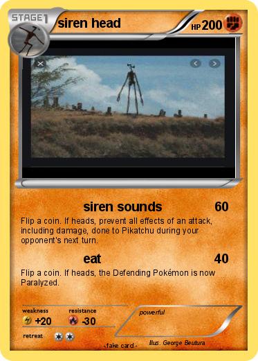 Pokemon siren head