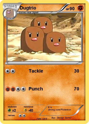 Pokemon Dugtrio