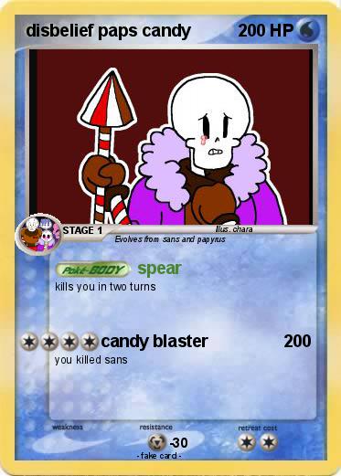 Pokemon disbelief paps candy