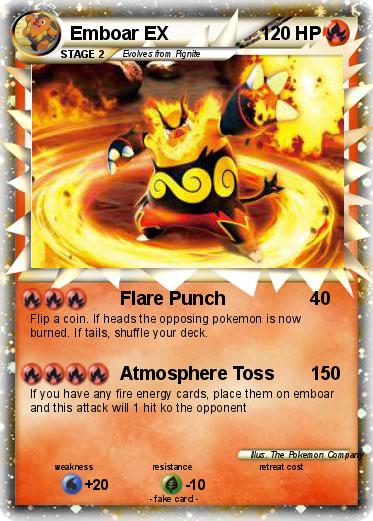 Pokemon Emboar EX