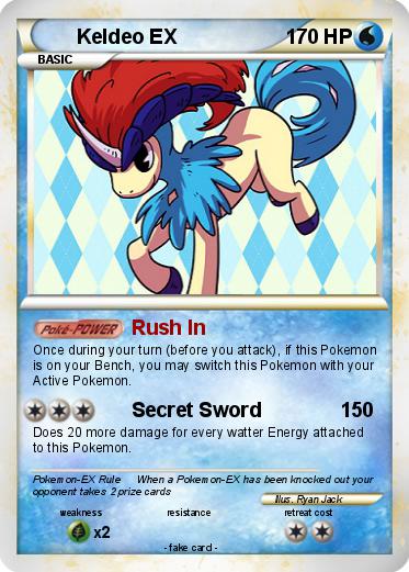 Pokemon Keldeo EX