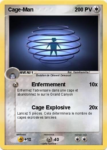 Pokemon Cage-Man