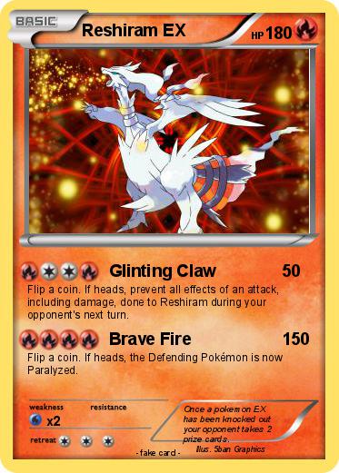 Pokemon Reshiram EX