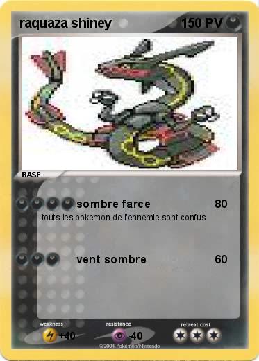 Pokemon raquaza shiney