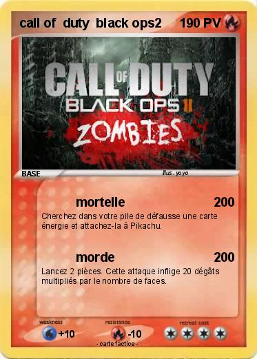 Pokemon call of  duty  black ops2
