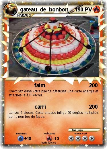 Pokemon gateau  de  bonbon