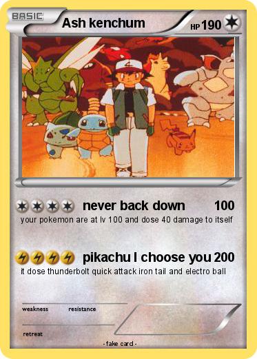 Pokemon Ash kenchum