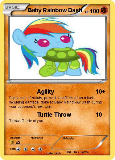 Pokemon Baby Rainbow Dash