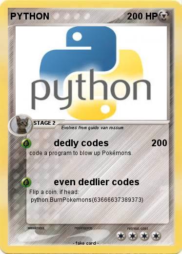 Pokemon PYTHON