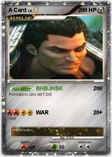 Pokemon A Card