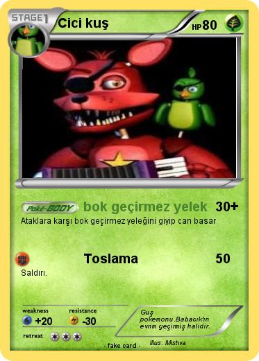 Pokemon Cici kuş