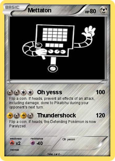 Pokemon Mettaton