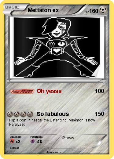 Pokemon Mettaton ex