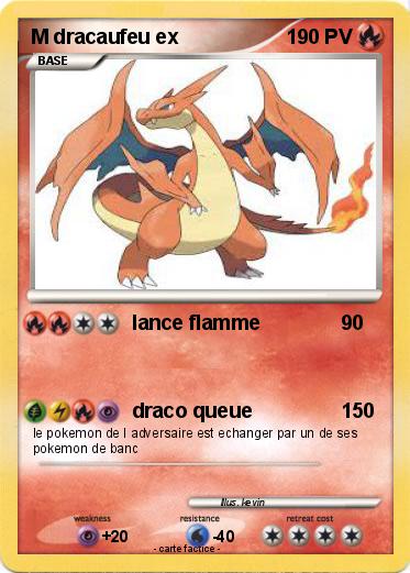 Pokemon M dracaufeu ex