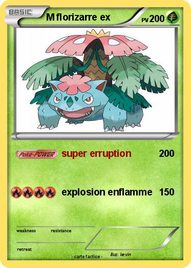 Pokemon M florizarre ex