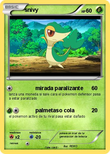 Pokemon snivy