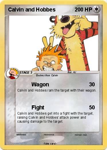 Pokemon Calvin and Hobbes